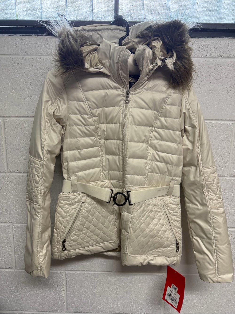 The North Face Women’s PARKINA DOWN JACKET Vintage White Medium 600 Goose Down